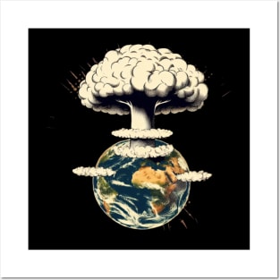 nuclear war atomic bomb Posters and Art